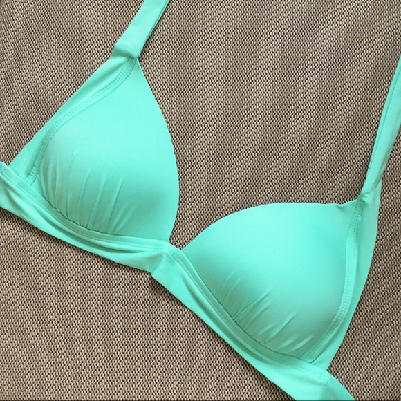 Target Seafoam Halter Swimsuit Top - Picture 2 of 6